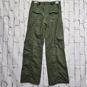Brandy Melville Olive Green Flare Pants